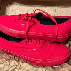 Vans Size 13 Red October